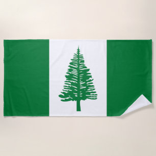 Toalla De Playa Bandera de la Isla Norfolk