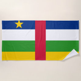 Toalla De Playa Bandera de la República Centroafricana