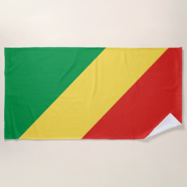 Toalla De Playa Bandera de la República del Congo