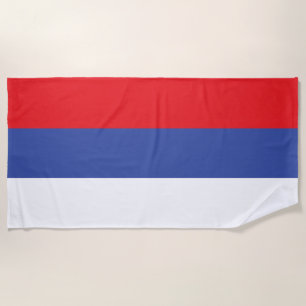 Toalla De Playa Bandera de la República Srpska