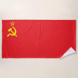 Toalla De Playa bandera de la URSS