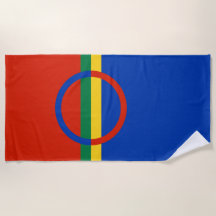 Bandera de Laponia (Navidades) (Sami) (Laplander)