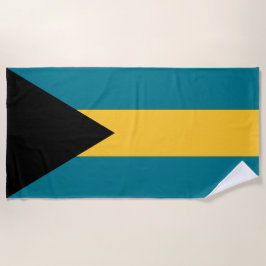Toalla De Playa Bandera de las Bahamas