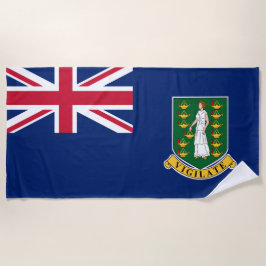 Toalla De Playa Bandera de las Islas Vírgenes Británicas