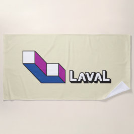 Toalla De Playa Bandera de Laval (Quebec, Canadá)