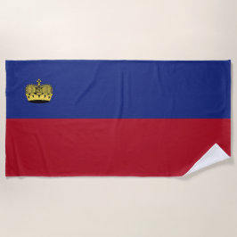 Toalla De Playa Bandera de Liechtenstein