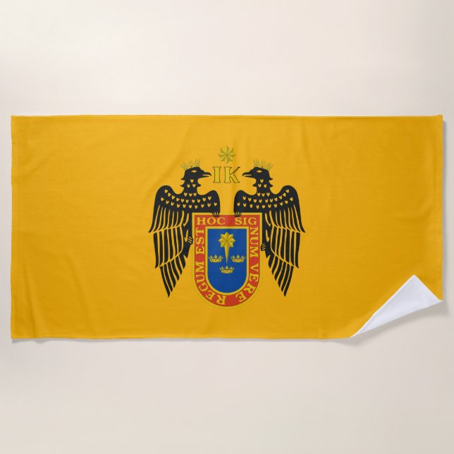 Toalla De Playa Bandera de Lima (Perú) (Anverso)