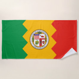 Toalla De Playa Bandera de Los Ángeles (California, Estados Unidos