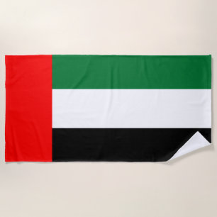 Toalla De Playa Bandera de los Emiratos Árabes Unidos (EAU)