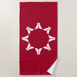 Toalla De Playa Bandera de los sioux oglala lakota