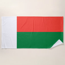Toalla De Playa Bandera de Madagascar