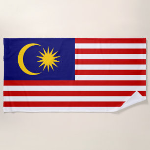 Toalla De Playa Bandera de Malasia