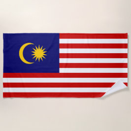 Toalla De Playa Bandera de Malasia