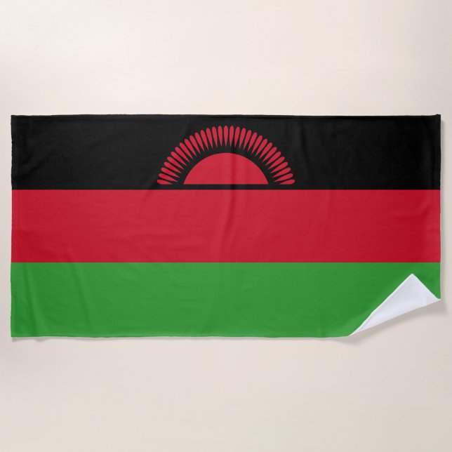 Toalla De Playa Bandera de Malawi (Anverso)