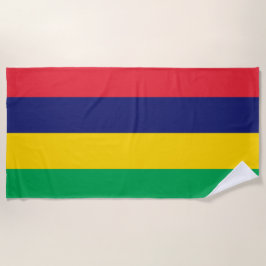 Toalla De Playa Bandera de Mauricio