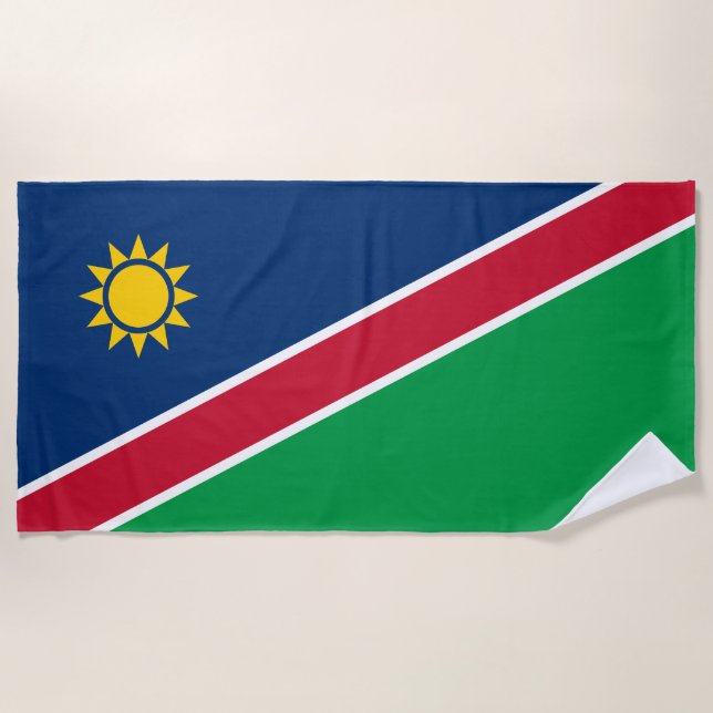 Toalla De Playa Bandera de Namibia (Anverso)