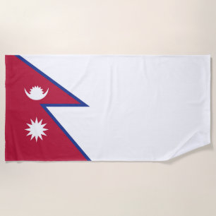 Toalla De Playa Bandera de Nepal