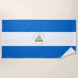 Toalla De Playa Bandera de Nicaragua