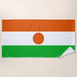 Toalla De Playa Bandera de Níger (país africano)