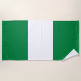 Toalla De Playa Bandera de Nigeria