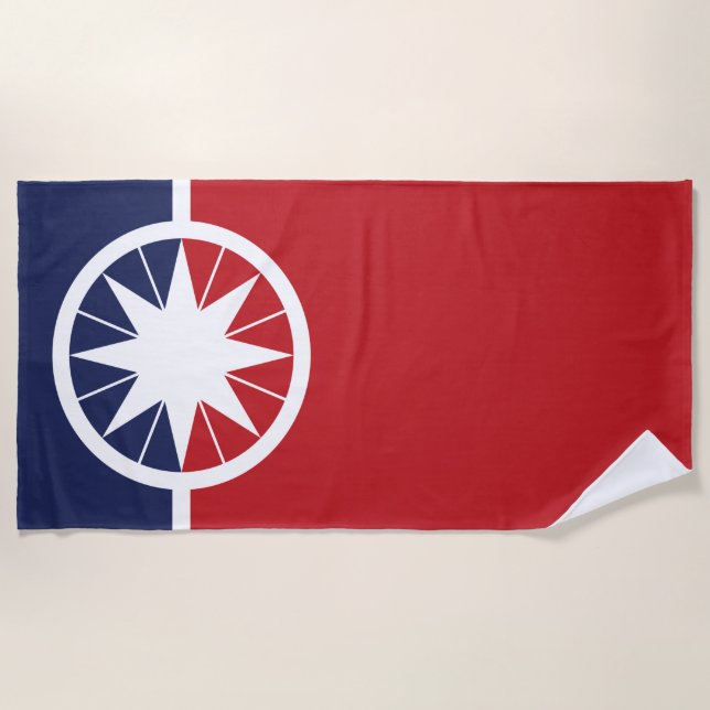 Toalla De Playa Bandera de Norman (Oklahoma) (Anverso)