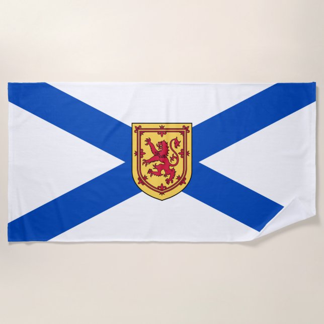 Toalla De Playa Bandera de Nueva Escocia (provincia canadiense) (Anverso)