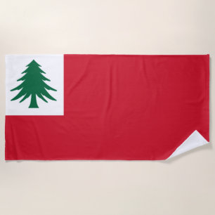 Toalla De Playa Bandera de Nueva Inglaterra