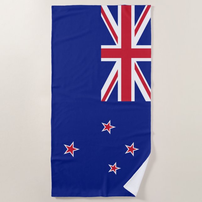 Toalla De Playa Bandera de Nueva Zelanda (Anverso)