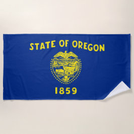 Toalla De Playa Bandera de Oregón