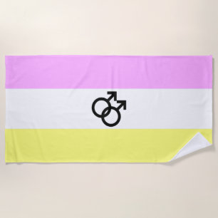 Toalla De Playa Bandera de Orgullo Twink