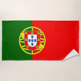Toalla De Playa bandera de portugal