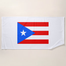 Toalla De Playa Bandera de Puerto Rico (Puerto Rico)