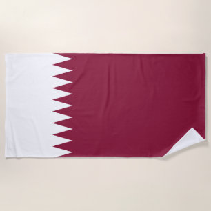 Toalla De Playa Bandera de Qatar