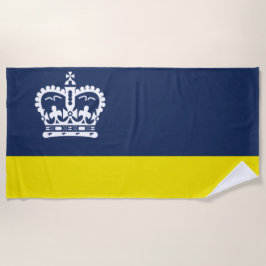 Toalla De Playa Bandera de Regina (Saskatchewan, Canadá)