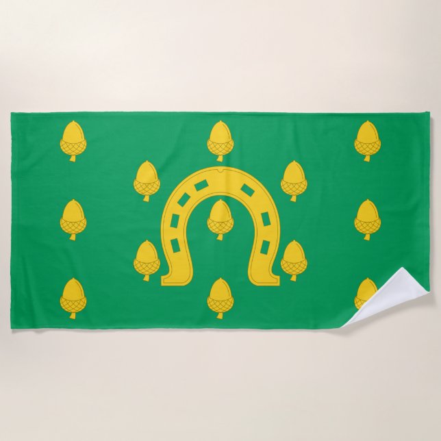 Toalla De Playa Bandera de Rutland (condado del Reino Unido) (Anverso)