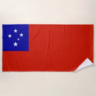 Toalla De Playa Bandera de Samoa