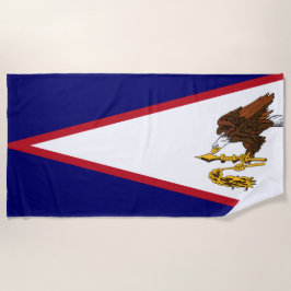 Toalla De Playa Bandera de Samoa Americana