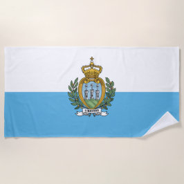 Toalla De Playa Bandera de San Marino