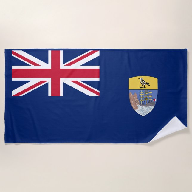 Toalla De Playa Bandera de Santa Elena (Anverso)