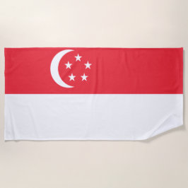 Toalla De Playa Bandera de Singapur