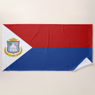 Toalla De Playa Bandera de Sint Maarten