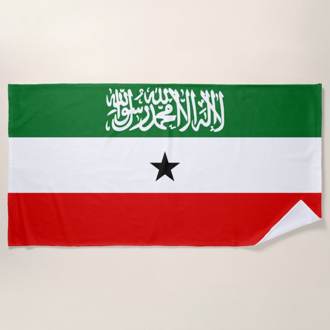 Toalla De Playa Bandera de Somaliland (Anverso)