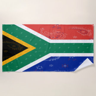 Toalla De Playa Bandera de Sudáfrica