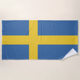 Toalla De Playa Bandera de Suecia