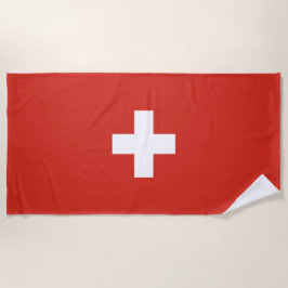 Toalla De Playa Bandera de Suiza