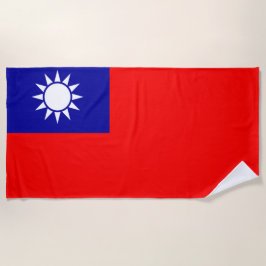 Toalla De Playa Bandera de Taiwán