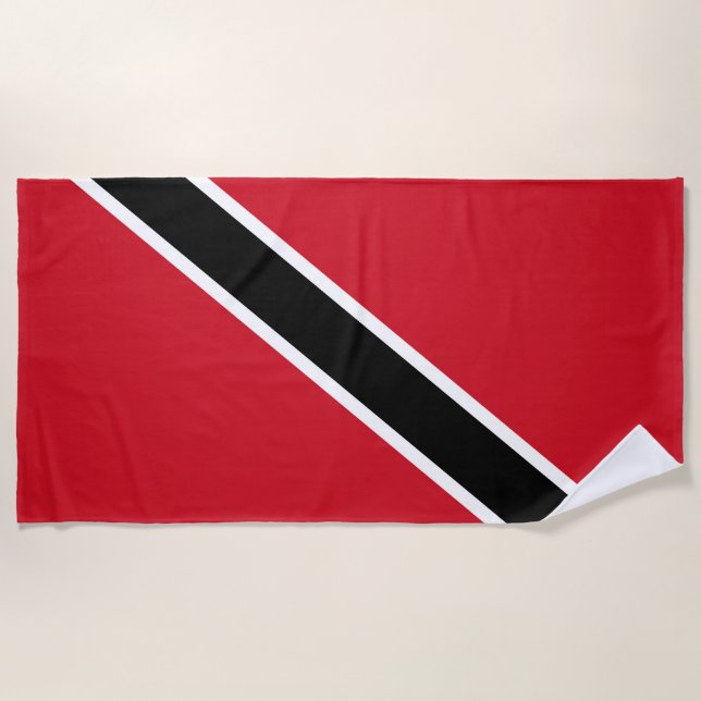 Toalla De Playa Bandera de Trinidad y Tobago (Anverso)