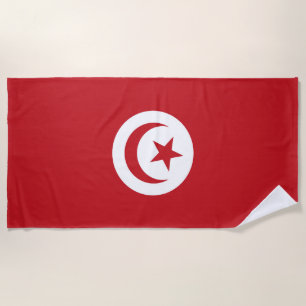 Toalla De Playa Bandera de Túnez