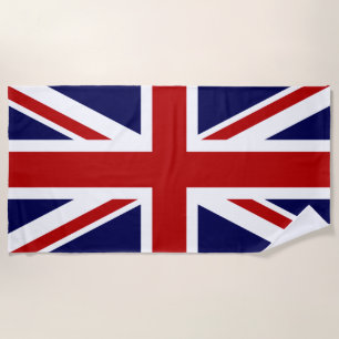 Toalla De Playa Bandera de Union Jack de Gran Bretaña