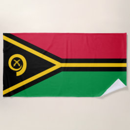 Toalla De Playa Bandera de Vanuatu